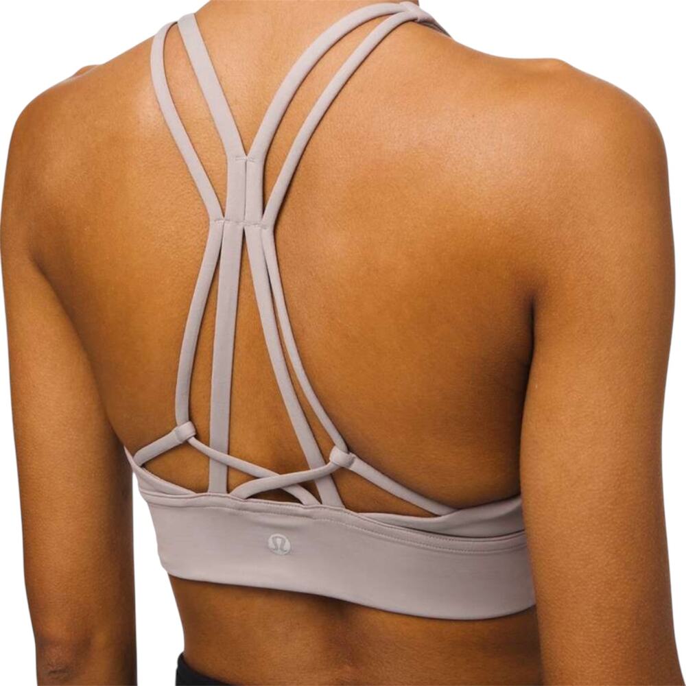 Lululemon Ride and Reflect Bra High-Coverage Medium Support Dark Chrome 4